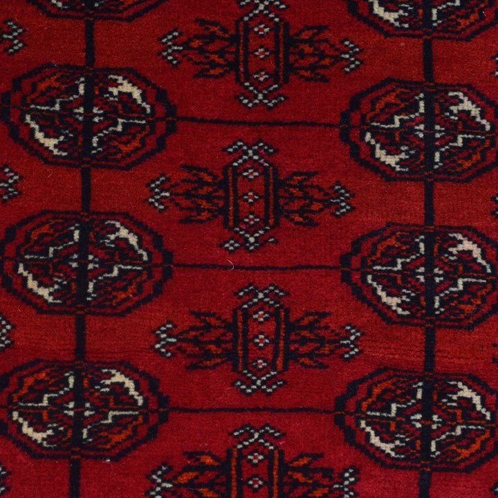 Hand Knotted Bokhara Runner Carpet 2' 6" x 6' 3" - No. AL12051