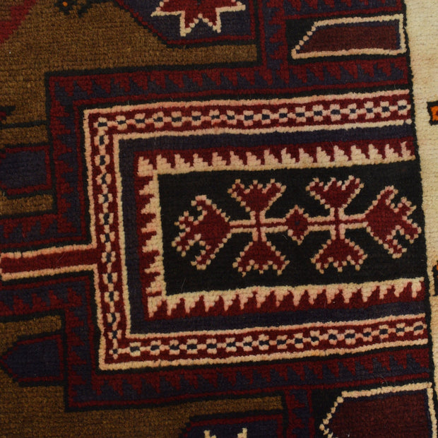 Handmade Picture Area Rug  3' 0" x 4' 9" - No. AL10007