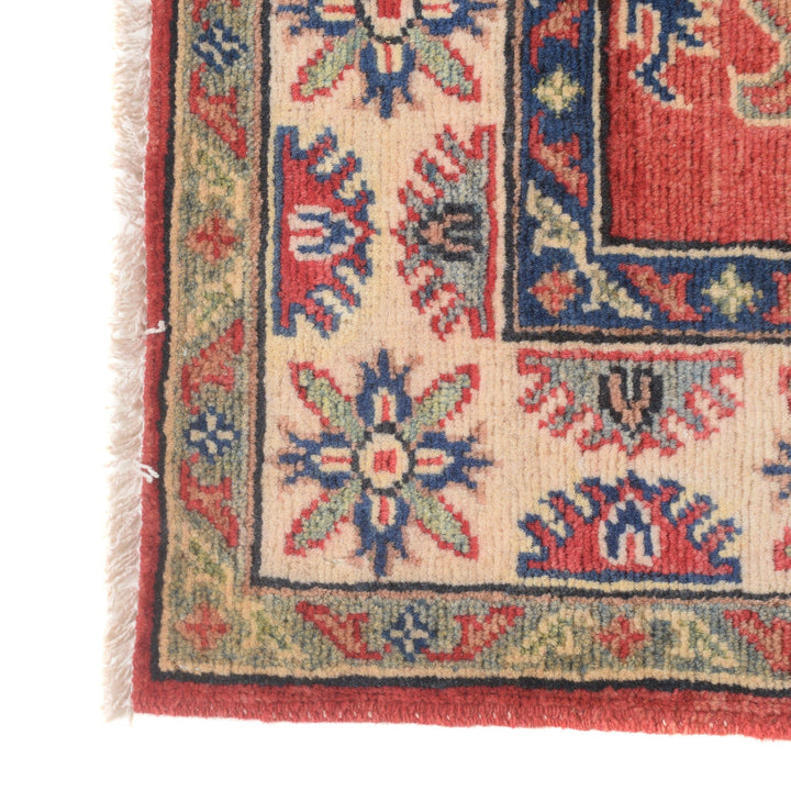 Red Kazak Rug 3' 5" x 4' 10" - No. AL27387