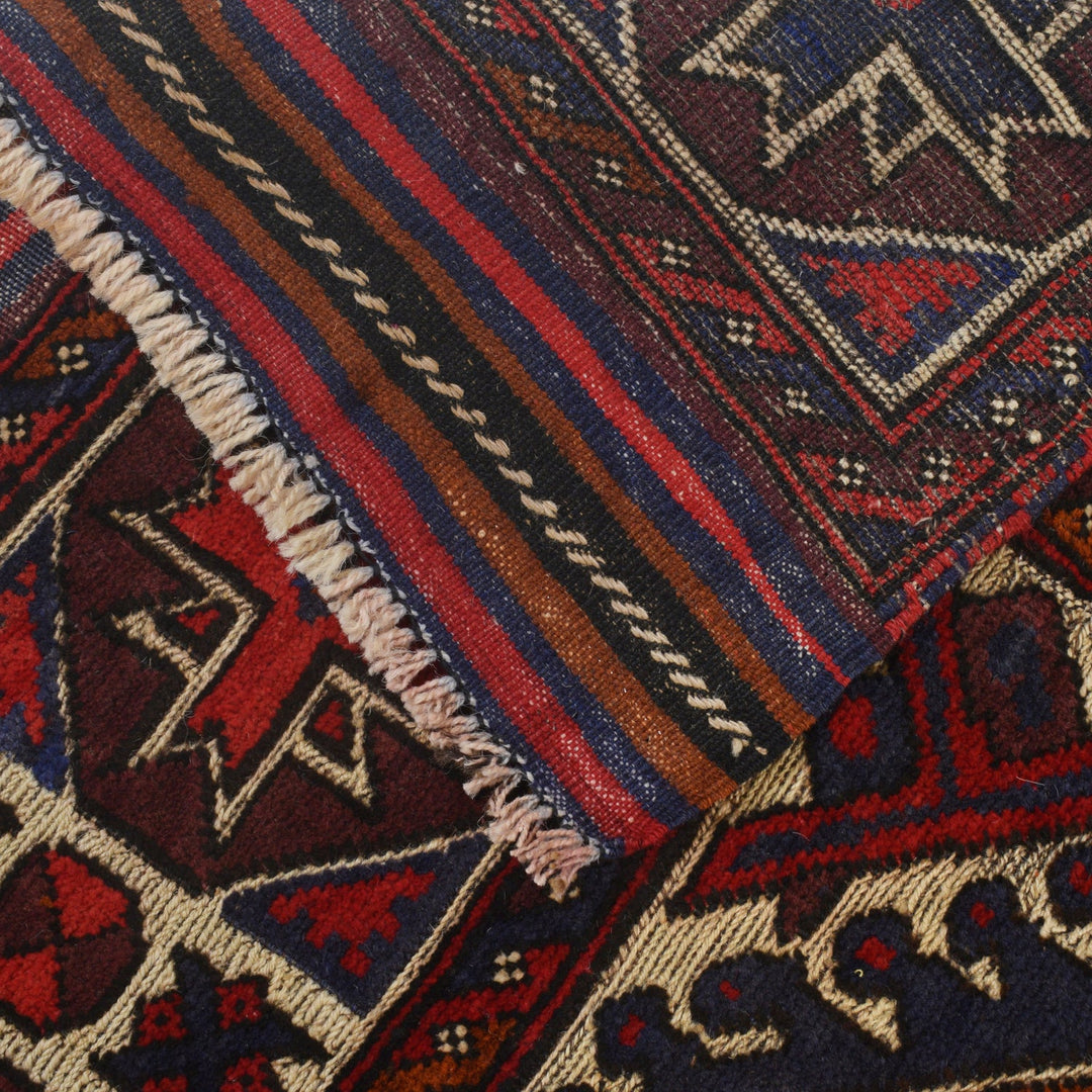 Handmade Barjista Kilim Rug 4' 7" x 6' 2" - No. AL32495