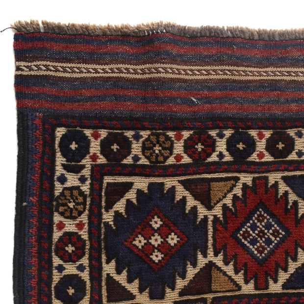 Handmade Barjista Kilim Rug 4' 5" x 5' 12" - No. AL41573