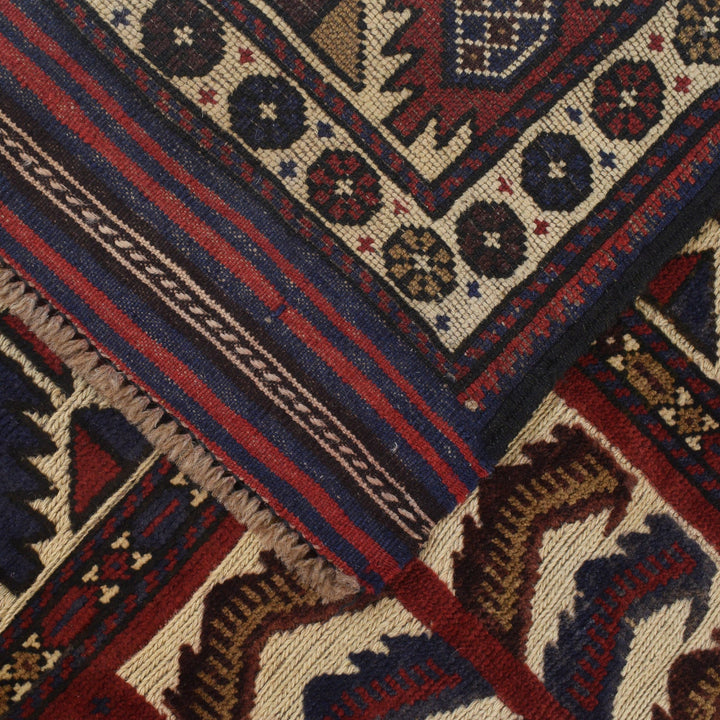 Handmade Barjista Kilim Rug 4' 5" x 5' 12" - No. AL41573