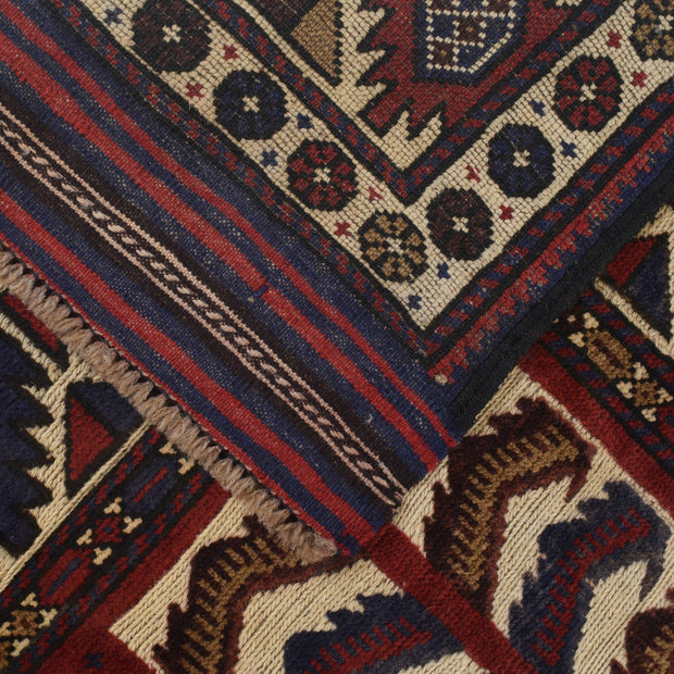 Handmade Barjista Kilim Rug 4' 5" x 5' 12" - No. AL41573