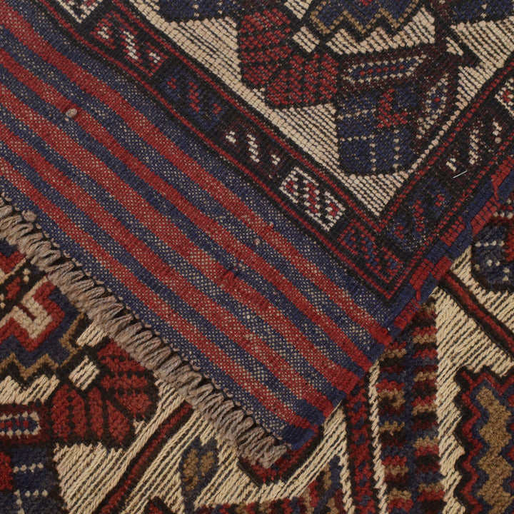 Handmade Barjista Kilim Rug 4' 2" x 5' 10" - No. AL21049
