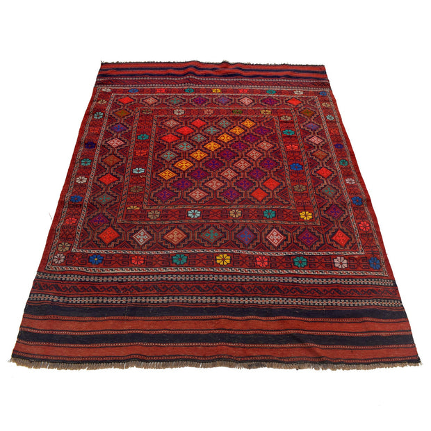 Afghan Laghari Kilim 4' 9" x 7' 3" - No. AL96434