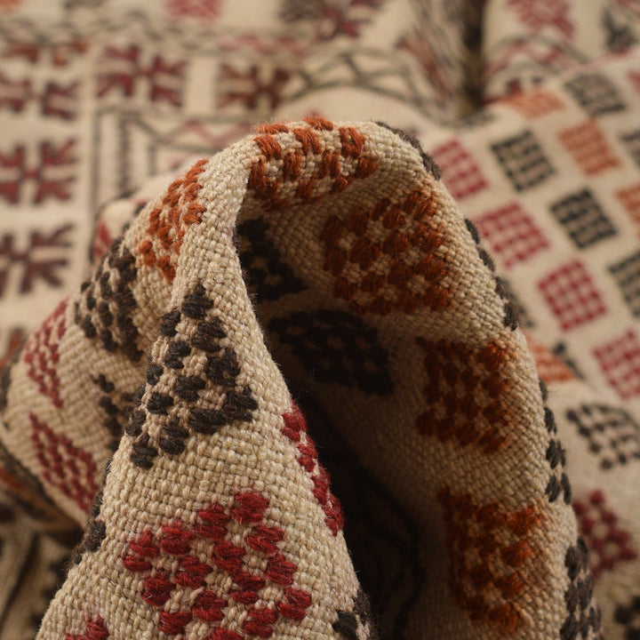 Handmade Soumak Kelim 4' 8" x 6' 3" - No. AL60656