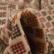 Handmade Soumak Kelim 4' 8" x 6' 3" - No. AL60656