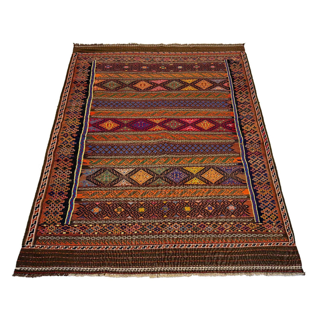 Afghan Laghari Kilim 5' 2" x 7' 11" - No. AL89641
