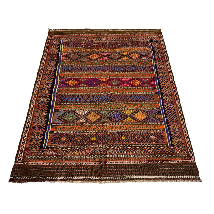 Afghan Laghari Kilim 5' 2" x 7' 11" - No. AL89641