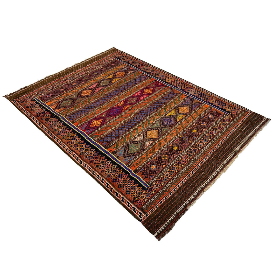 Afghan Laghari Kilim 5' 2" x 7' 11" - No. AL89641