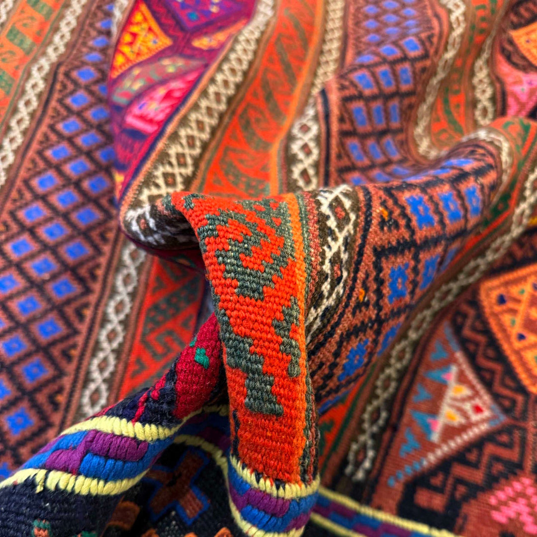 Afghan Laghari Kilim 5' 2" x 7' 11" - No. AL89641