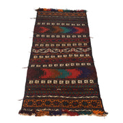 Hand Knotted Sufra Kilem Runner 2' 0" x 4' 8" - No. AL85342