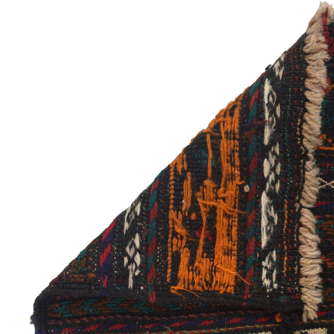 Hand Knotted Sufra Kilem Runner 2' 0" x 4' 8" - No. AL85342