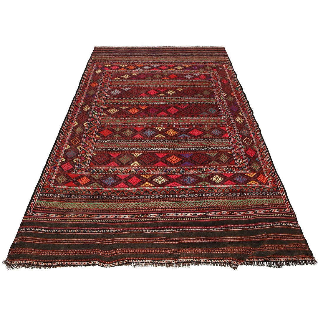 Traditional Flat Weave Kilim 5' 2" x 8' 0" - No. AL26829