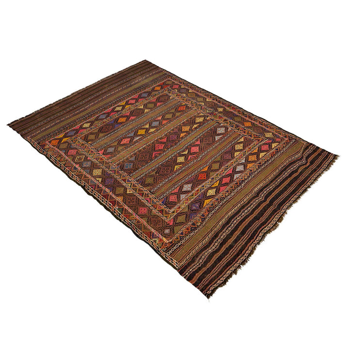 Traditional Flat Weave Kilim 5' 2" x 8' 0" - No. AL86981
