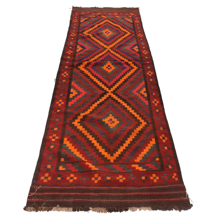 Afghan Vintage Kilim Runner 3' 5" x 11' 5" - No. AL78069