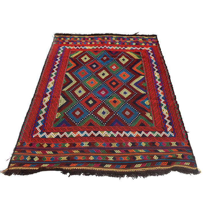 Handmade Suzani Kilim 4' 7" x 6' 4" - No. AL22553