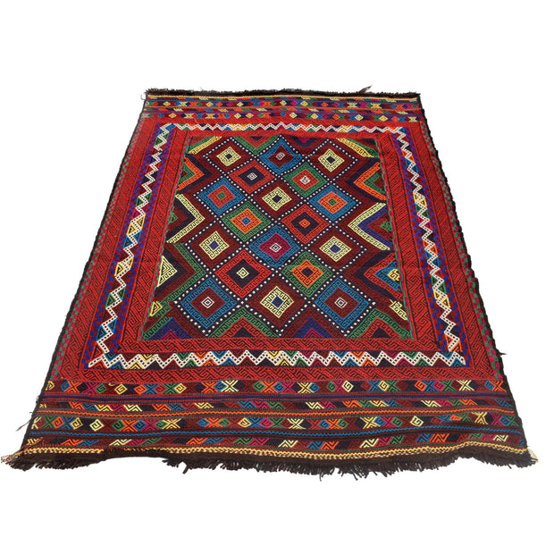 Handmade Suzani Kilim 4' 7" x 6' 4" - No. AL22553