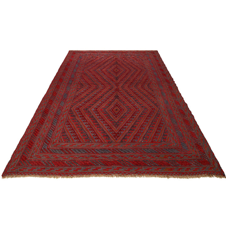 Handmade Wool Mushwani Rug 6' 7" x 8' 8" - No. AL37211