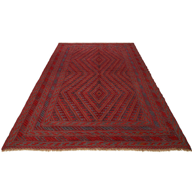 Handmade Wool Mushwani Rug 6' 7" x 8' 8" - No. AL37211