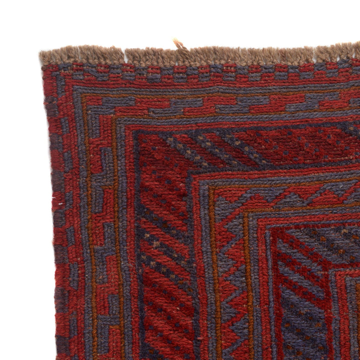 Handmade Wool Mushwani Rug 6' 7" x 8' 8" - No. AL37211