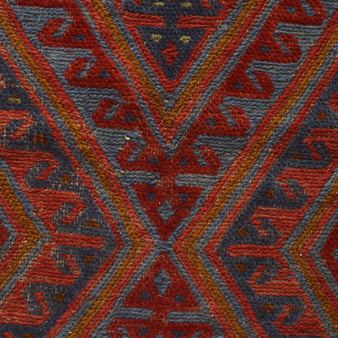 Handmade Wool Mushwani Rug 6' 7" x 8' 8" - No. AL37211