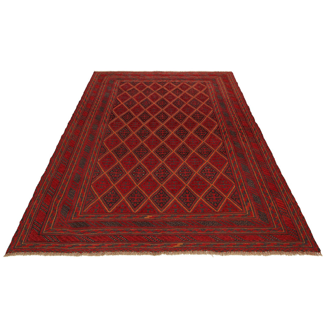 Hand Knotted Mashwani Area Rug 6' 7" x 8' 10" - No. AL32593