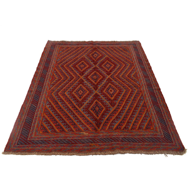 Handmade Wool Mushwani Rug 5' 0" x 6' 0" - No. AL87713