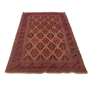 Red Mashwani Area Rug 4' 9" x 6' 3" - No. AL19010