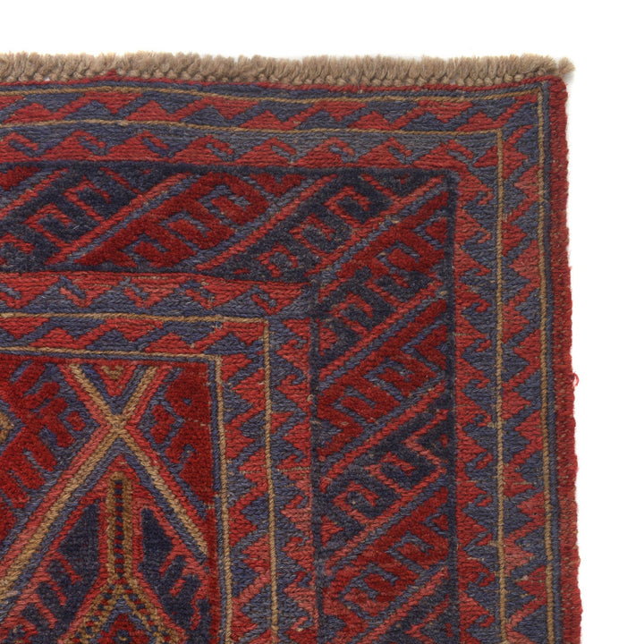 Red Mashwani Area Rug 4' 9" x 6' 3" - No. AL19010