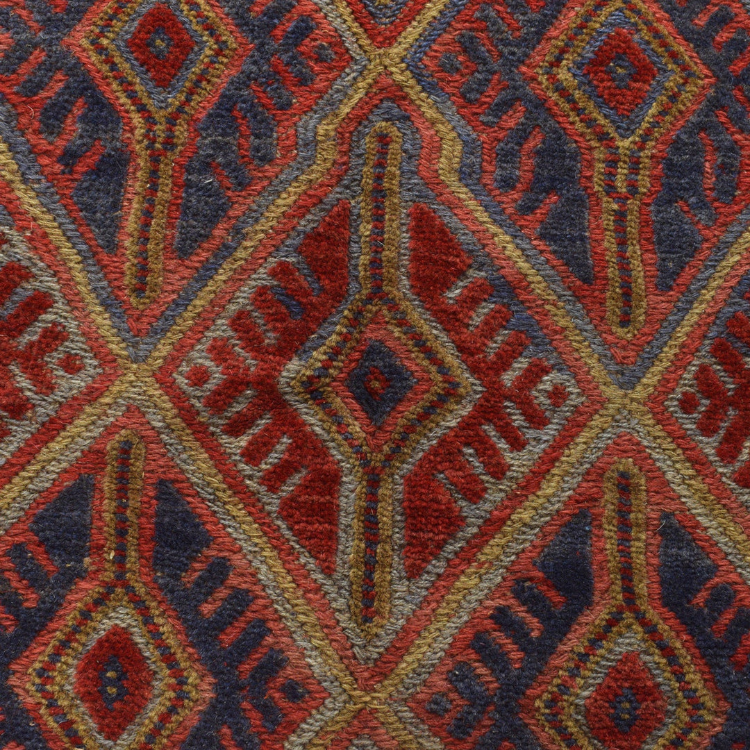 Red Mashwani Area Rug 4' 9" x 6' 3" - No. AL19010