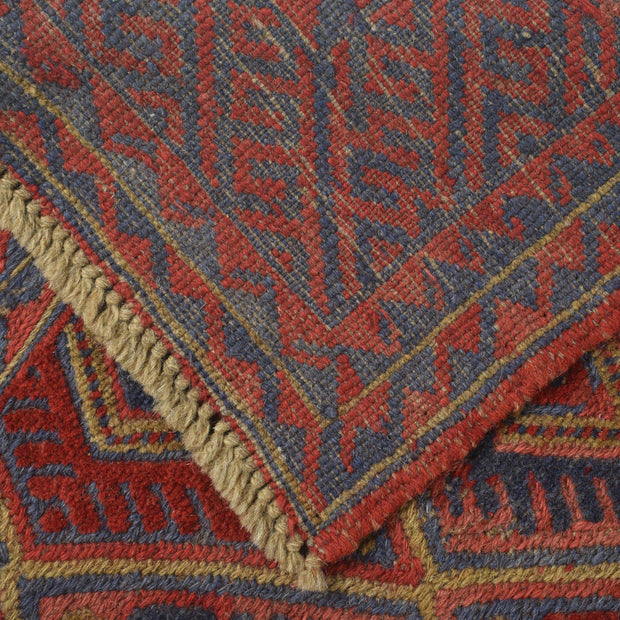 Red Mashwani Area Rug 4' 9" x 6' 3" - No. AL19010