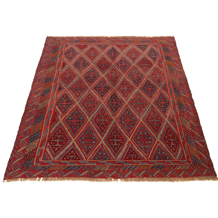 Red Mashwani Area Rug 3' 11" x 4' 0" - No. AL55154