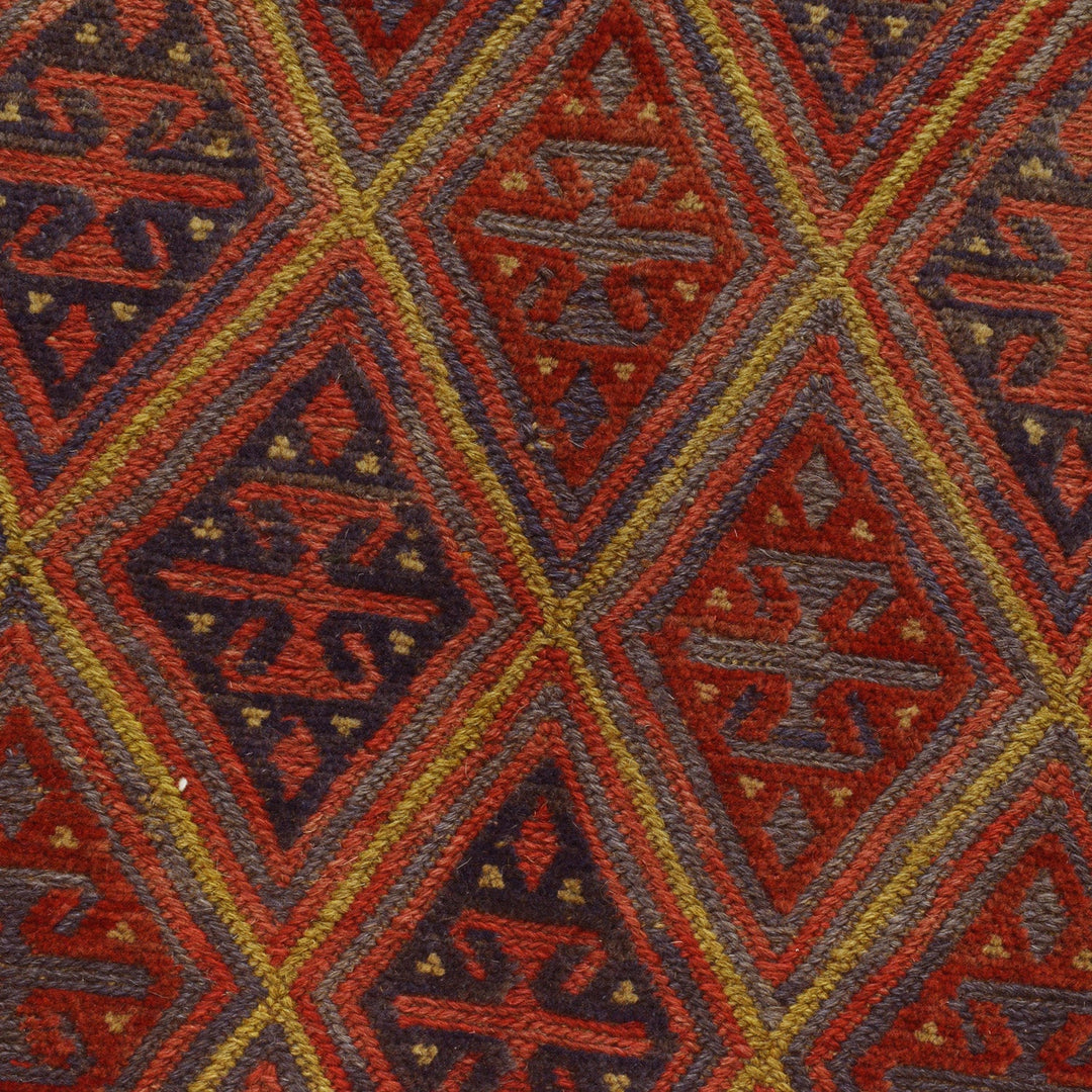 Red Mashwani Area Rug 3' 11" x 4' 0" - No. AL55154