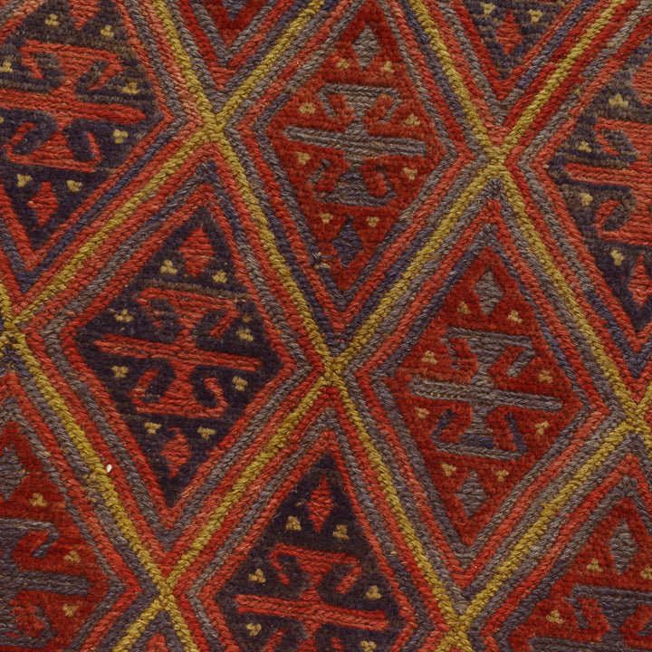 Red Mashwani Area Rug 3' 11" x 4' 0" - No. AL55154