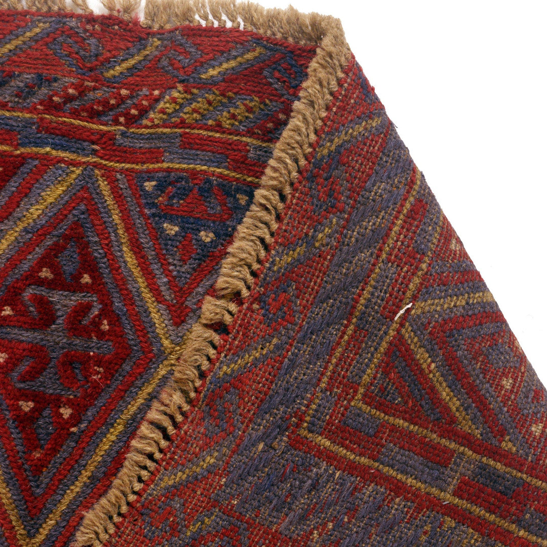 Red Mashwani Area Rug 3' 11" x 4' 0" - No. AL55154