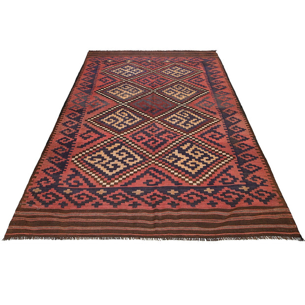 Afghan Vintage Kilim 6' 1" x 9' 2" - No. AL56702
