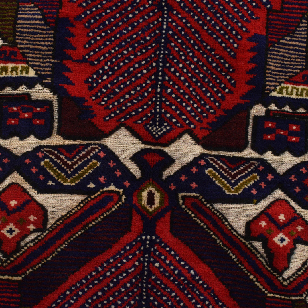 Handmade Barjista Kilim Rug 4' 6" x 6' 0" - No. AL60271