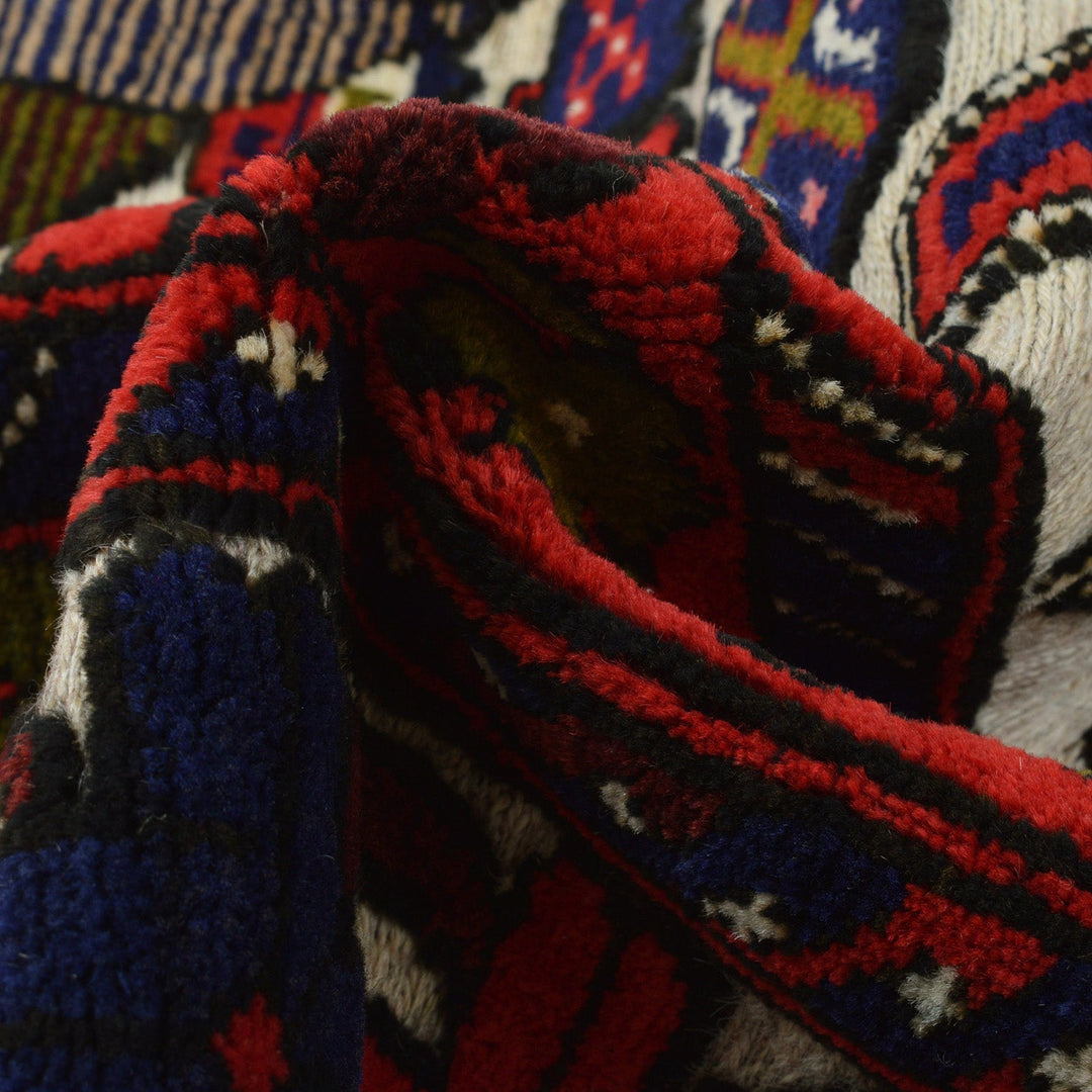 Handmade Barjista Kilim Rug 4' 6" x 6' 0" - No. AL60271