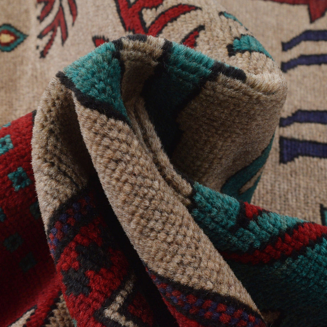 Hand Made Animal Pictorial Area Carpet 4' 6" x 6' 1" - No. AL54939