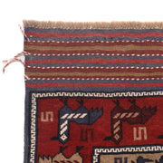 Hand Knotted Birds Pictorial Area Rug 3' 11" x 6' 2" - No. AL86408