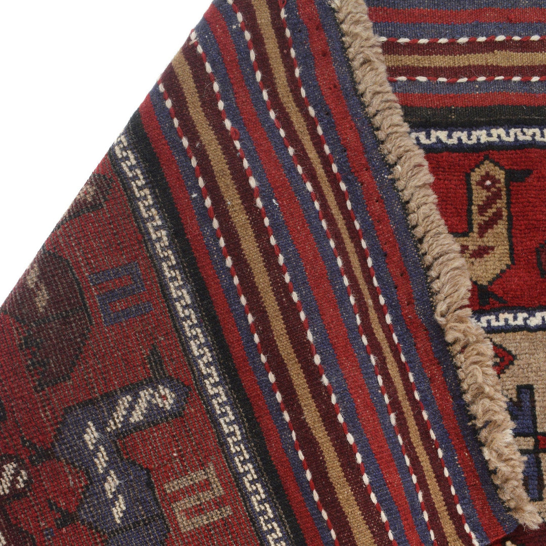 Hand Knotted Birds Pictorial Area Rug 3' 11" x 6' 2" - No. AL86408