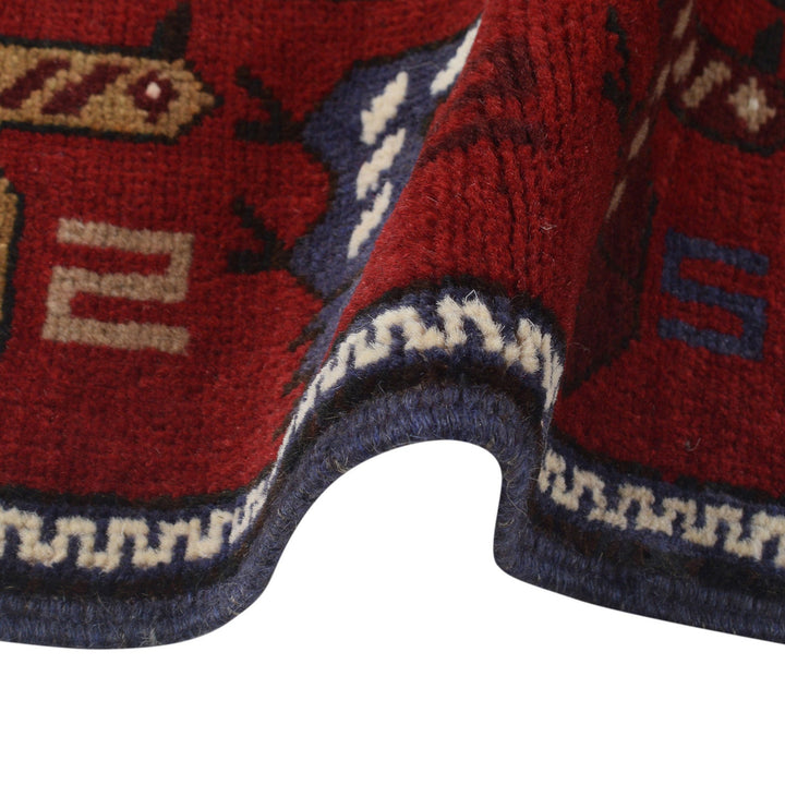 Hand Knotted Birds Pictorial Area Rug 3' 11" x 6' 2" - No. AL86408