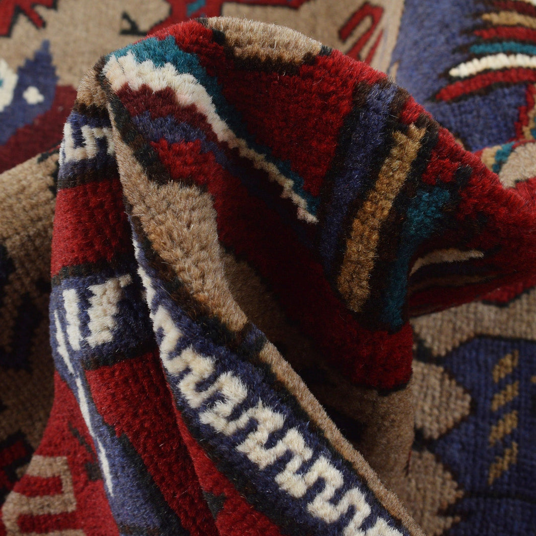 Hand Knotted Birds Pictorial Area Rug 3' 11" x 6' 2" - No. AL86408