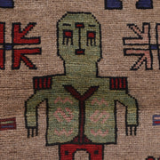 Hand Made Animal Pictoral Area Carpet 3' 1" x 4' 10" - No. AL79430