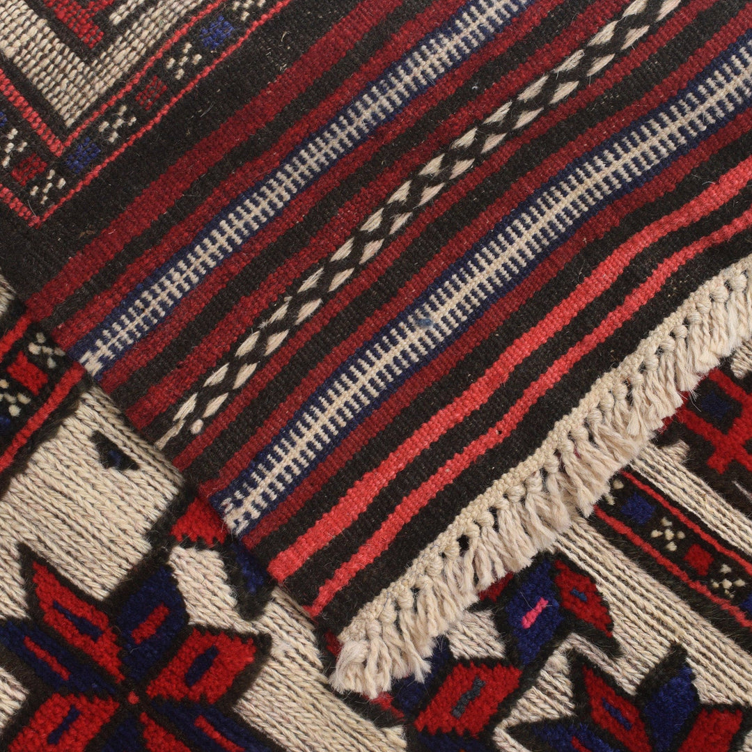 Handmade Barjista Kilim Rug 4' 2" x 6' 1" - No. AL83171