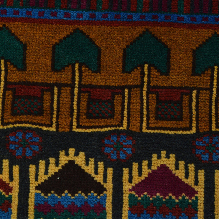 Handmade Picture Area Rug 2' 9" x 4' 5" - No. AL11298