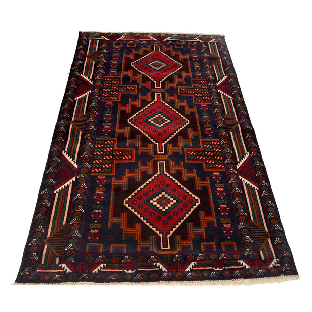 Traditional Baloch Rug 3' 10" x 6' 3" - No. AL57335