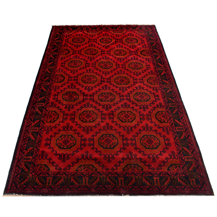 Red Color Baluchi Rug 4' 4" x 6' 10" - No. AL48678