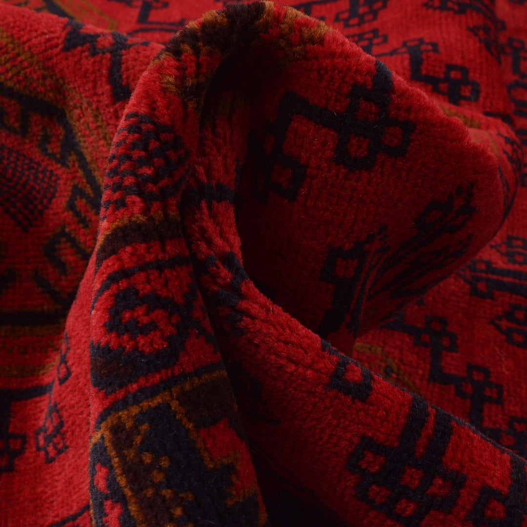 Red Color Baluchi Rug 4' 4" x 6' 10" - No. AL48678